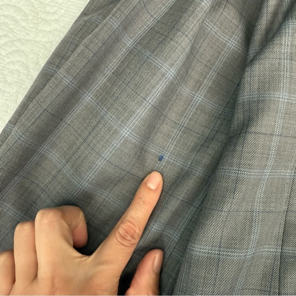 Ted Baker Light Gray Checkered Blazer - Picture 6 of 14